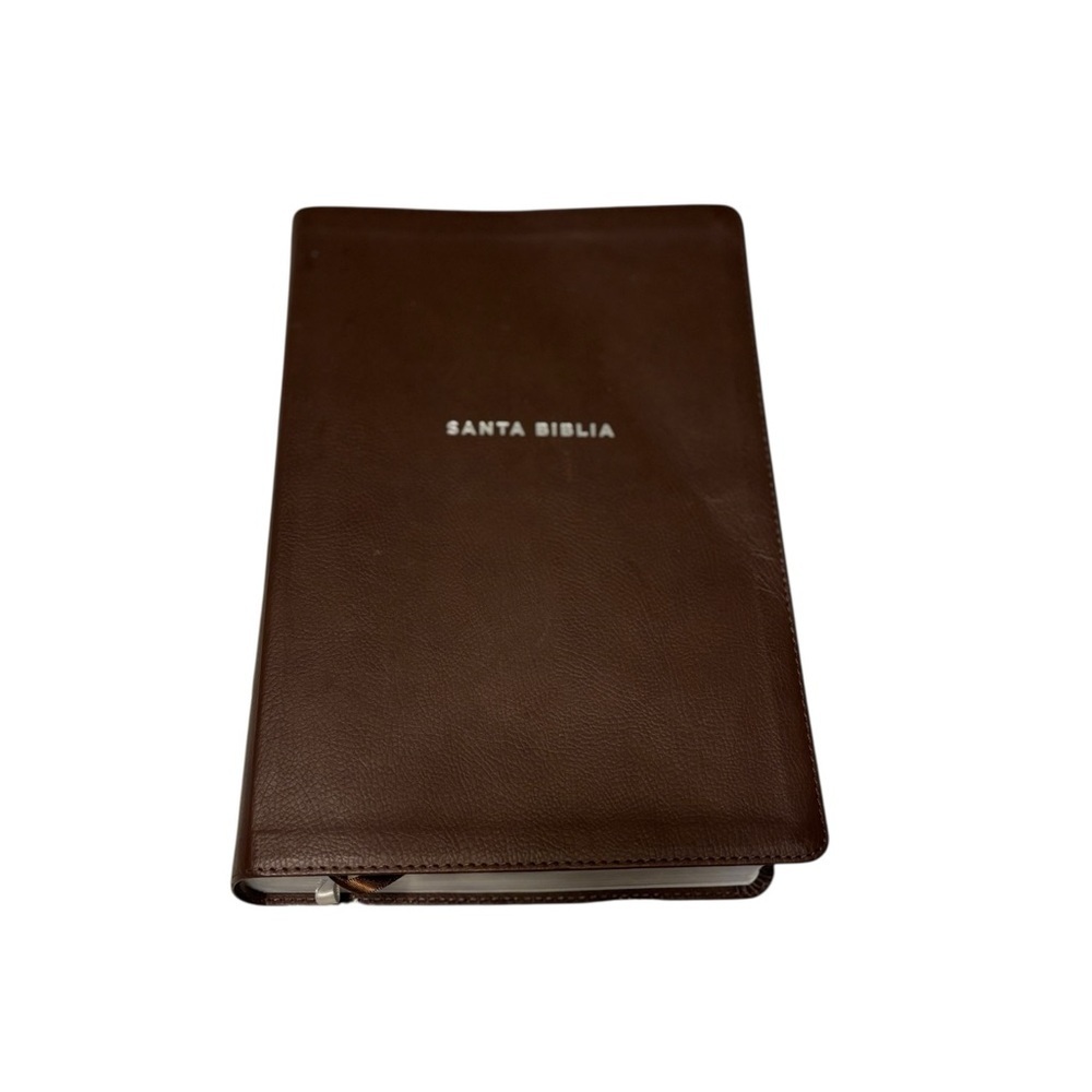Spanish Bible New International Version 2022 Leathersoft Cover Brown Thumb Index
